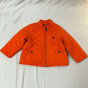Ralph Lauren - quilted zipped toddler jacket.